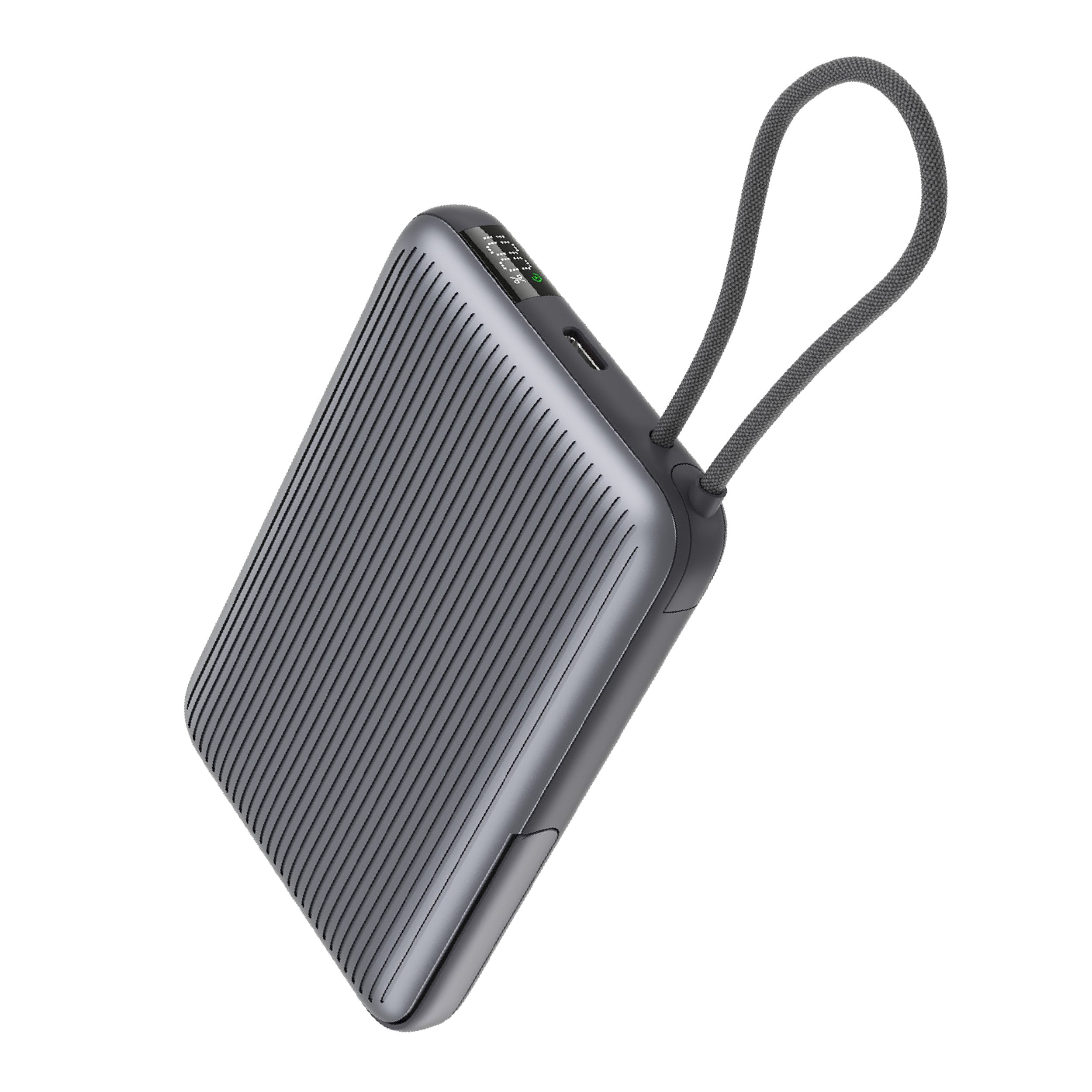 Neurode Mag بطارية شحن متنقلة محمولة من ليزل PD بسعة 10,000 مللي أمبير بقوة 20 واط متوافق مع MagSafe مع كيبل مدمج | أسود Neurode Mag بطارية شحن متنقلة محمولة من ليزل PD بسعة 10,000 مللي أمبير بقوة 20 واط متوافق مع MagSafe مع كيبل مدمج | أسود